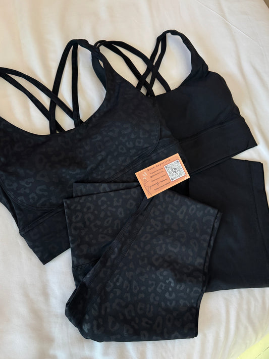 Conjunto Deportivo Dynamiq top corto y legging