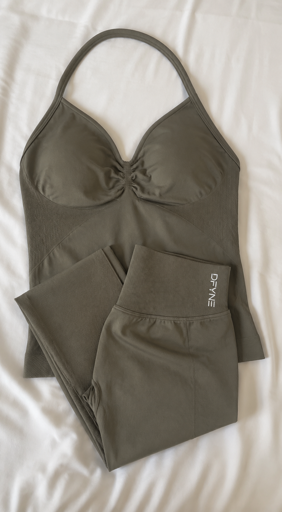 Conjunto Dfyne top largo y legging IMPACT