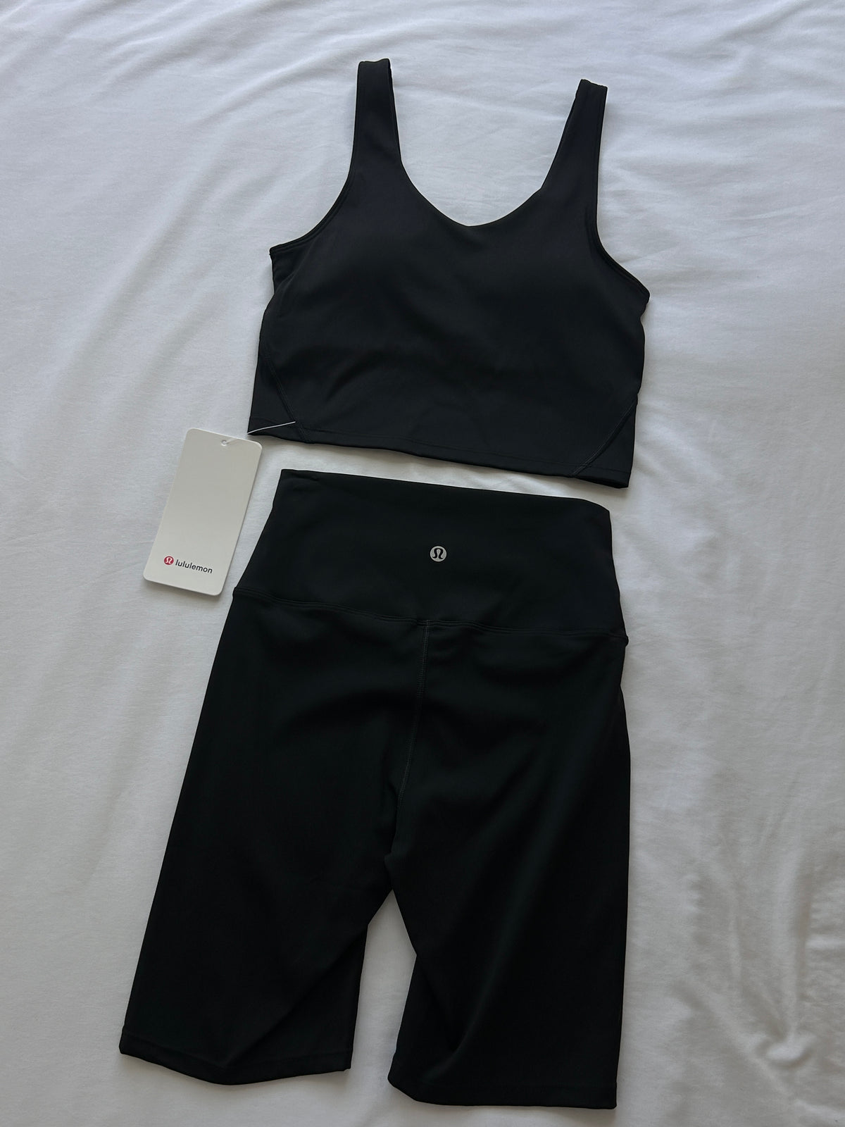 Conjunto Top y Short Biker Lululemon