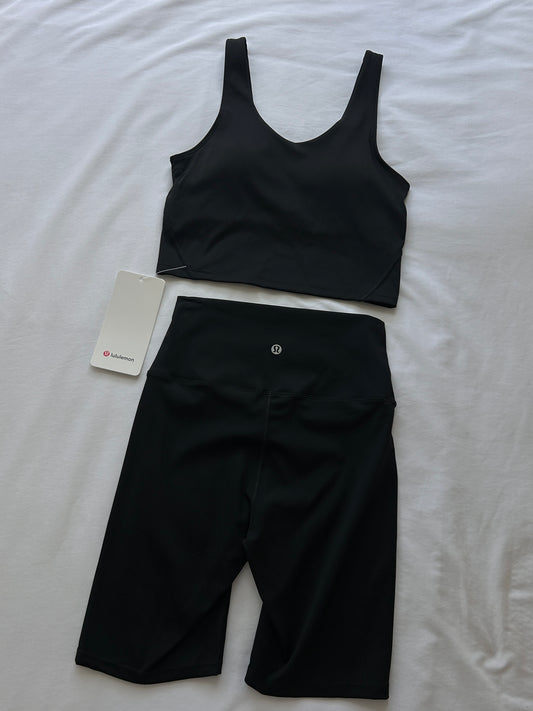 Conjunto Top y Short Biker Lululemon