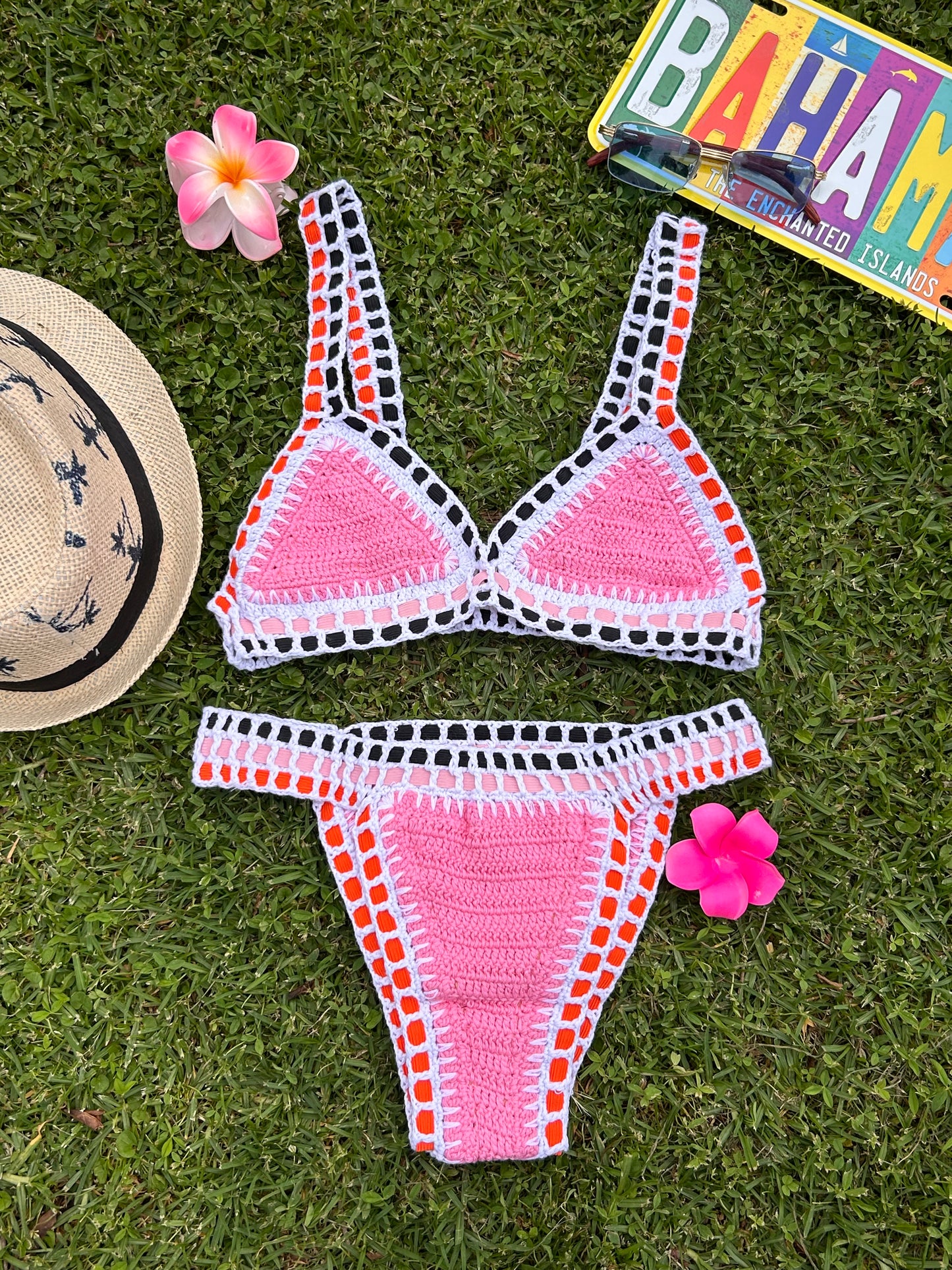 Folklor | Bikini Crochet Rosa