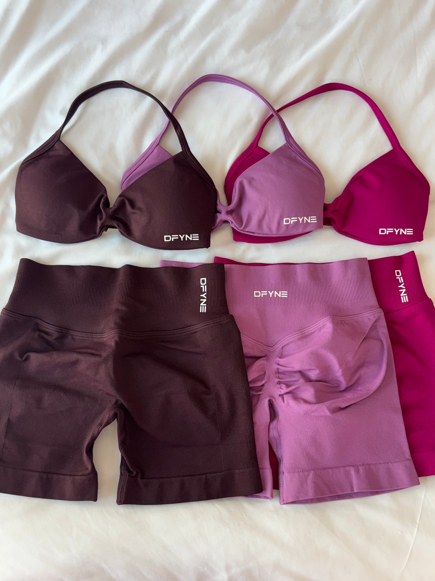 Conjunto Dfyne strappy bra y short IMPACT