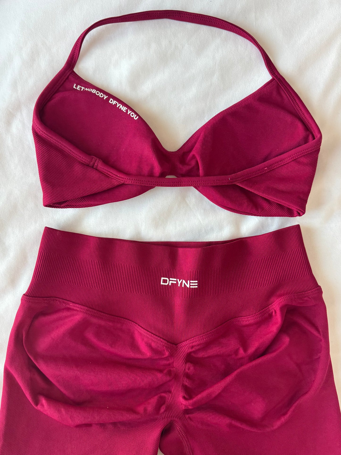 Conjunto Dfyne strappy bra y short IMPACT