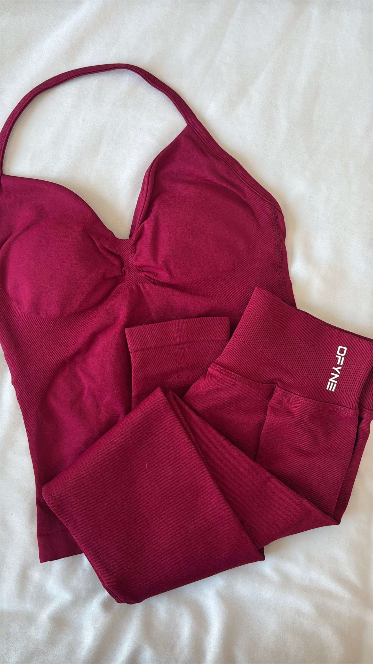 Conjunto Dfyne top largo y legging IMPACT
