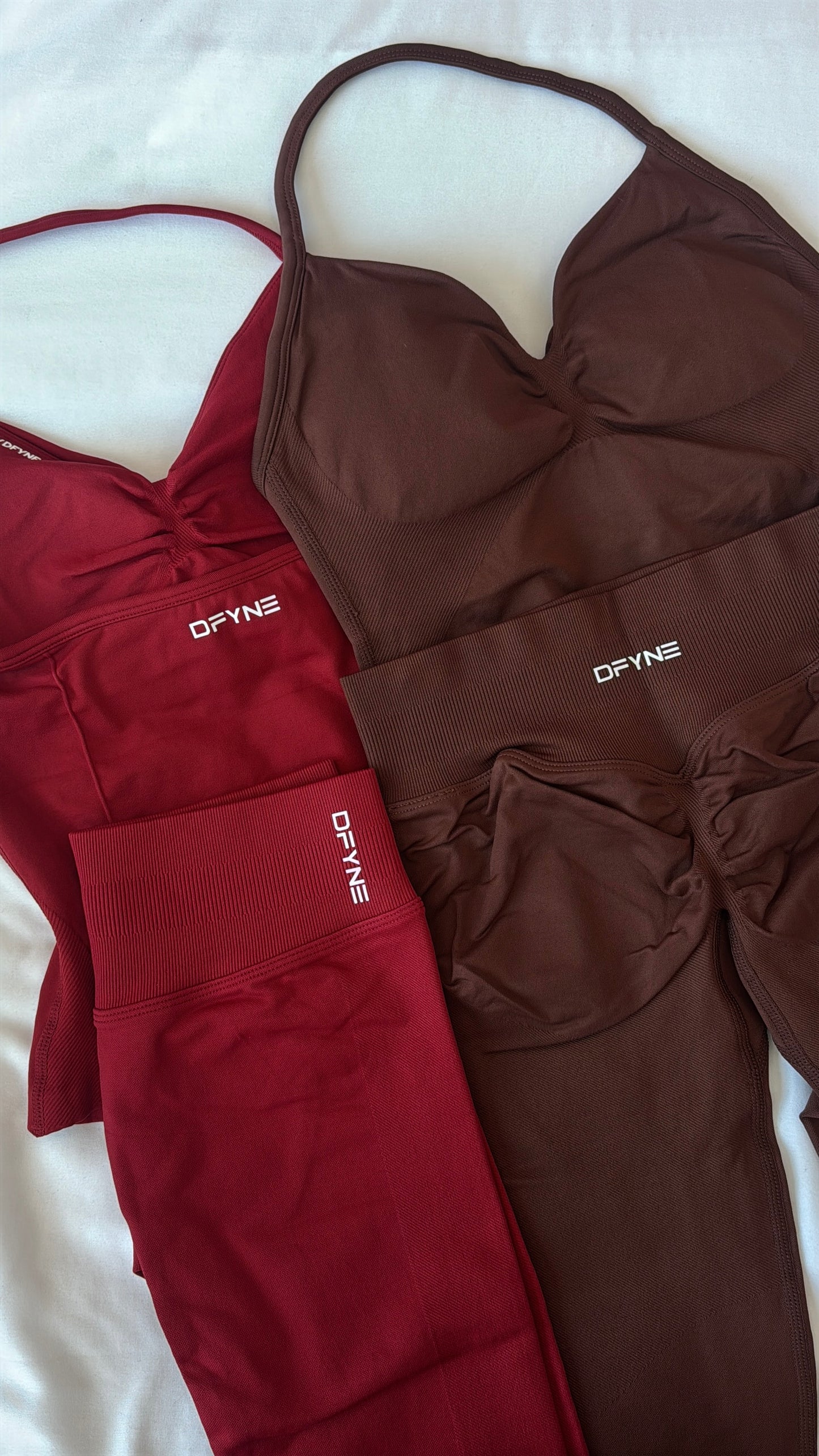 Conjunto Dfyne top largo y legging IMPACT