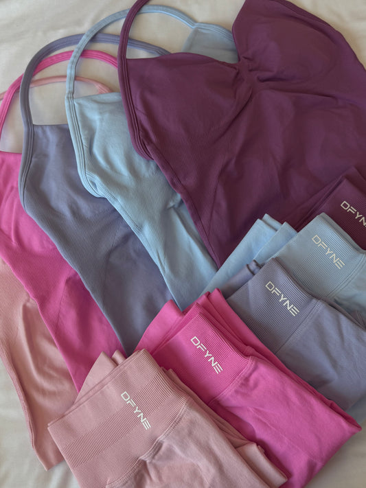 Conjunto Dfyne top largo y legging IMPACT
