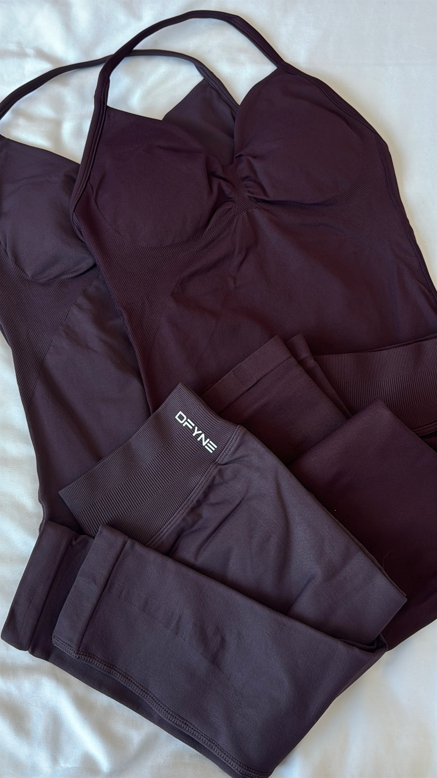 Conjunto Dfyne top largo y legging IMPACT