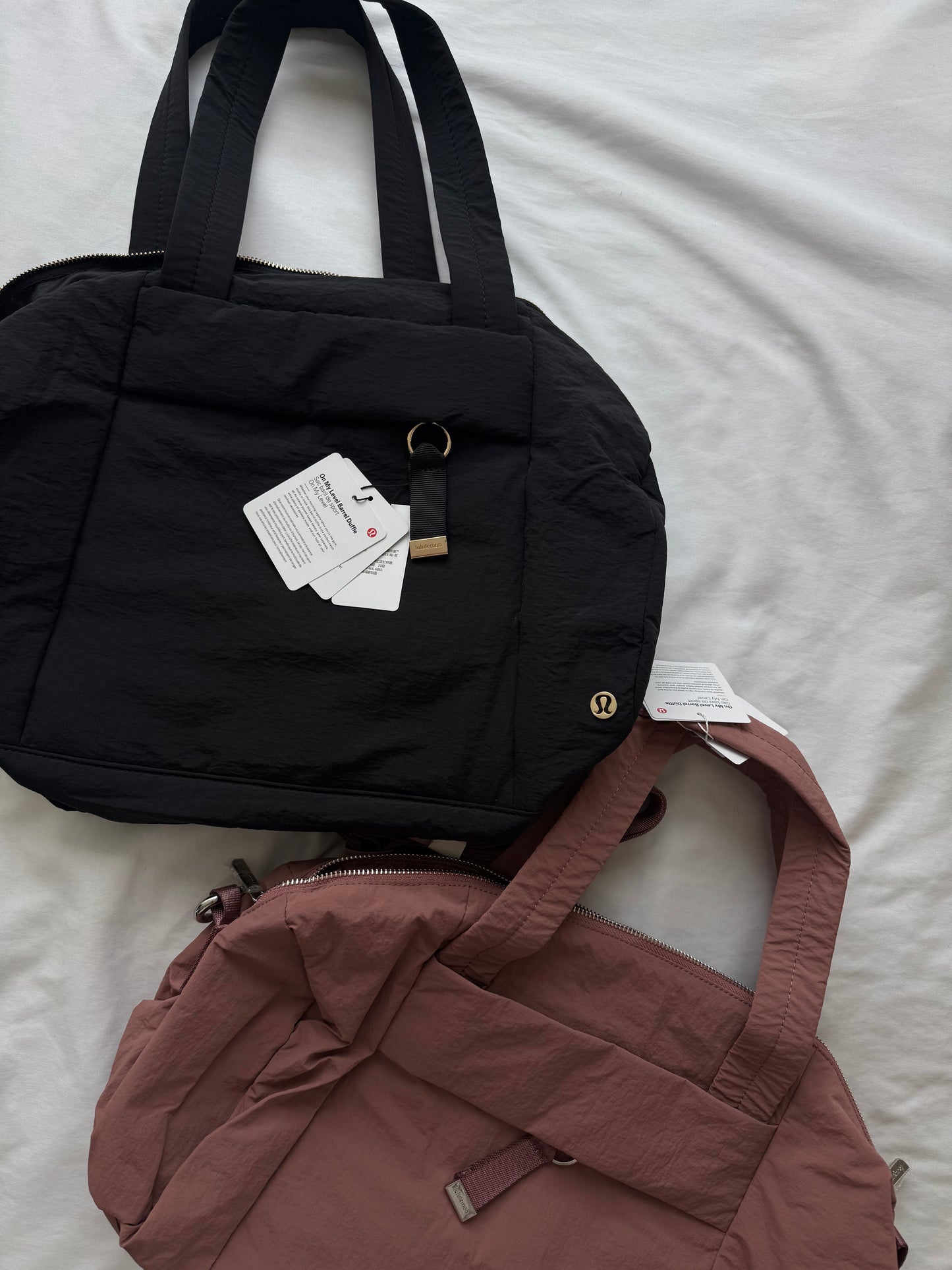 Bolsa Lululemon on my level barrel duffle 14L negro