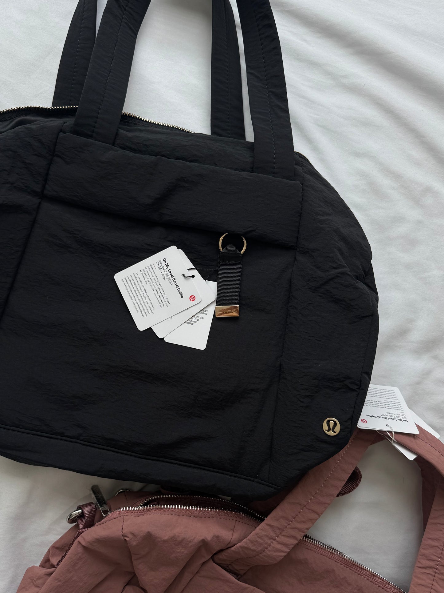 Bolsa Lululemon on my level barrel duffle 14L negro
