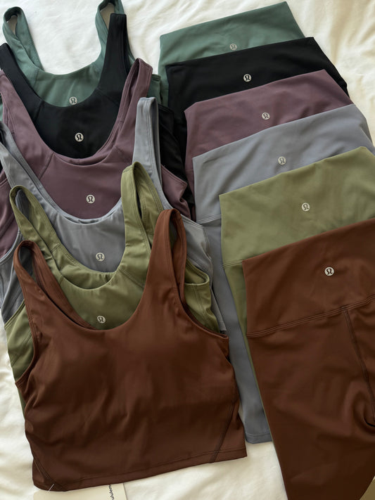 Conjunto Top y Short Biker Lululemon