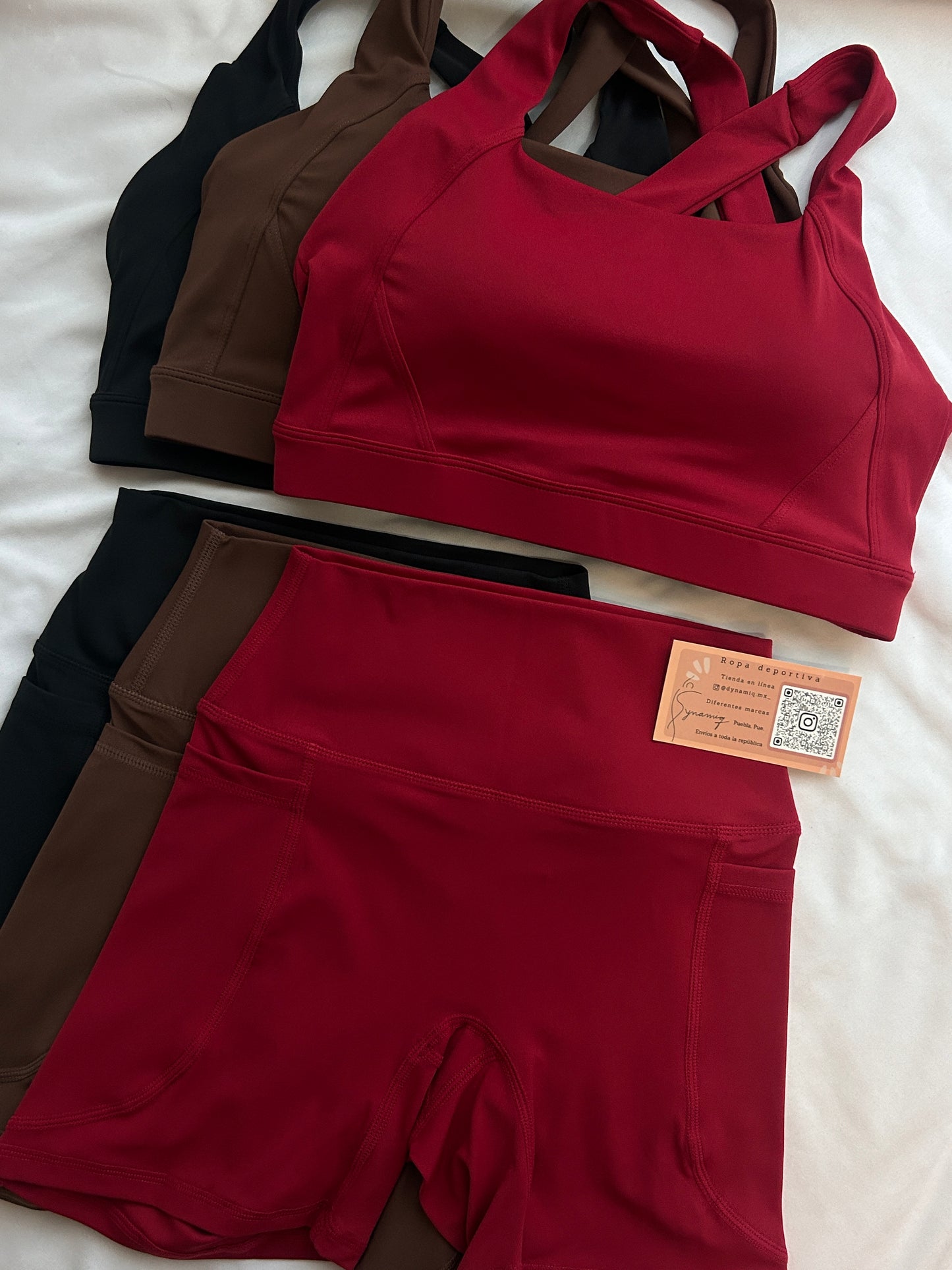 Conjunto Dynamiq top corto y short
