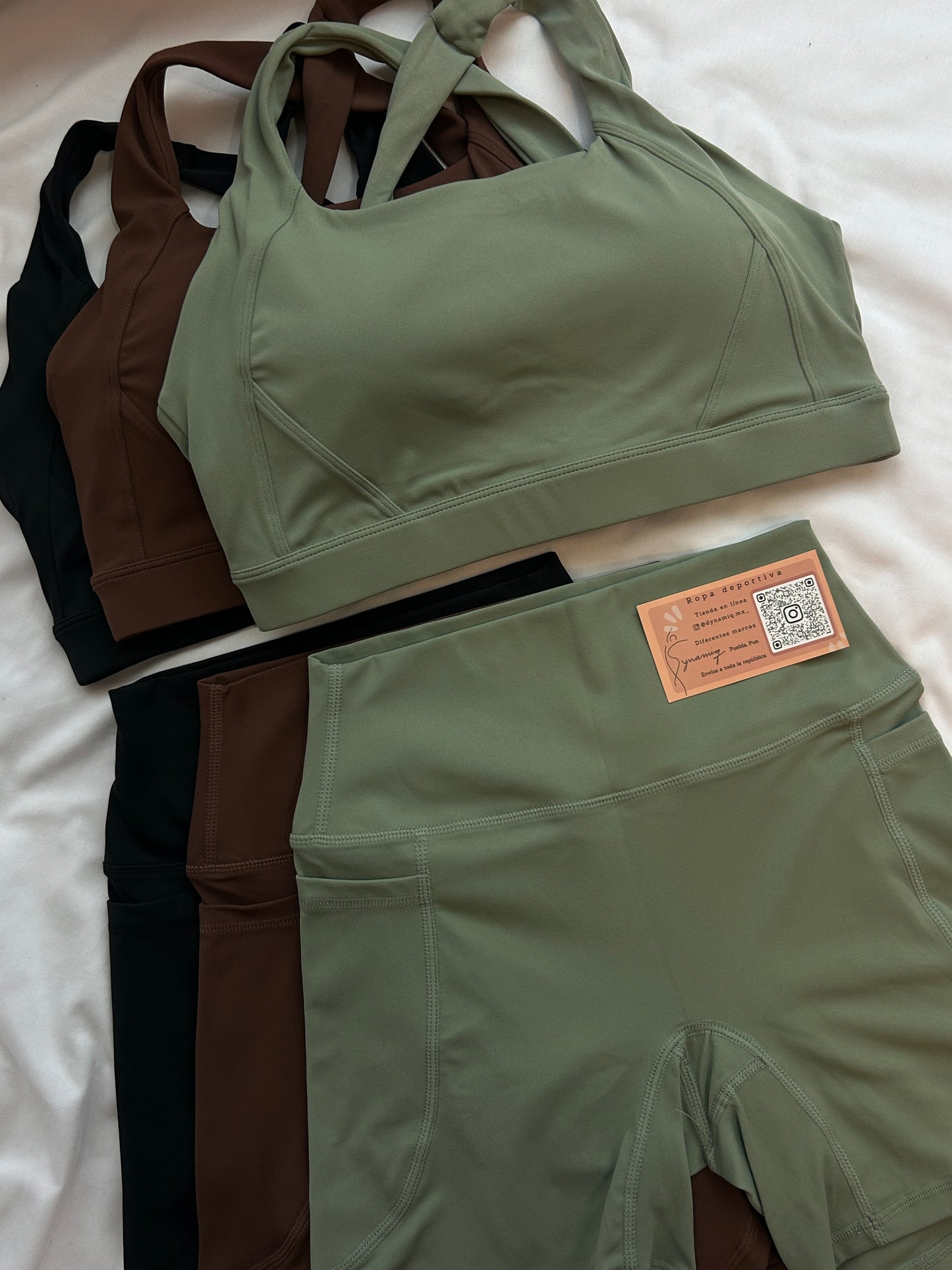 Conjunto Dynamiq top corto y short