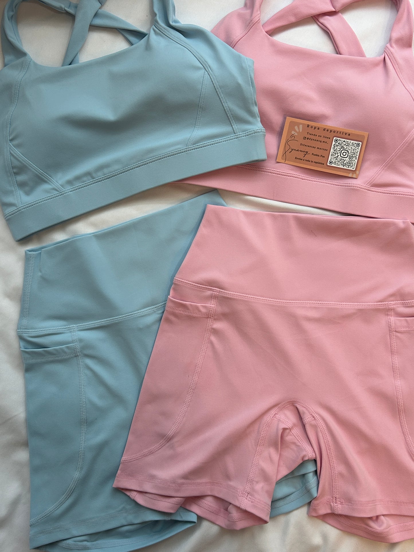 Conjunto Dynamiq top corto y short