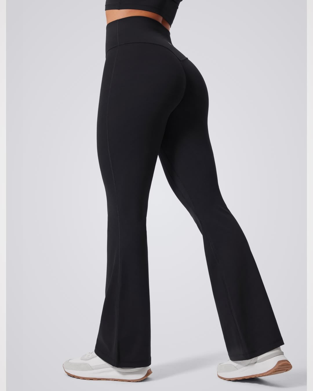 Flare leggings corte acampanado